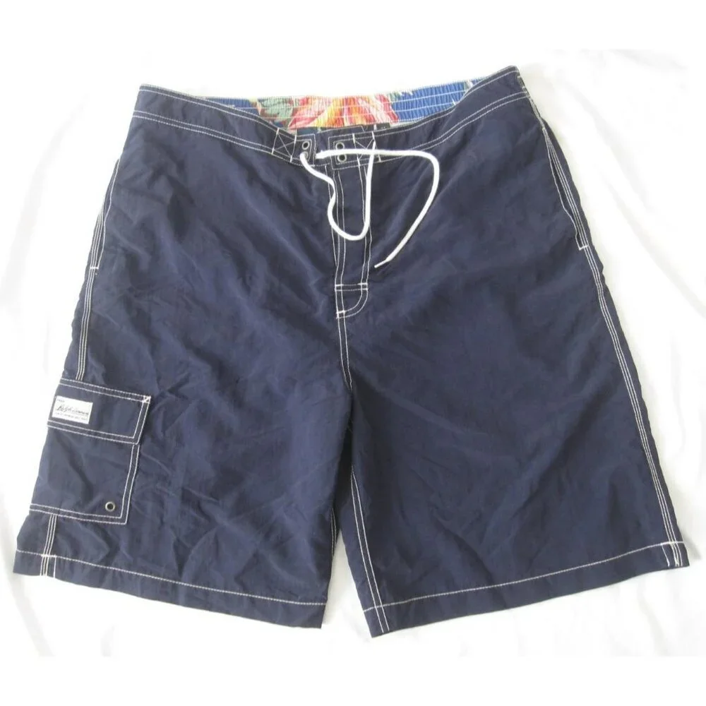 Polo‎ Ralph Lauren Swim Trunks Men Classic Relaxed Fit Casual Sz XL (MP510)